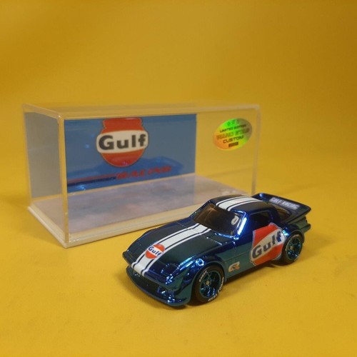 Hot Wheels MAZDA RX-7 Blue CHROME GULF (WANGSTAR CUSTOM) Limited REAL RIDERS - Picture 10 of 15