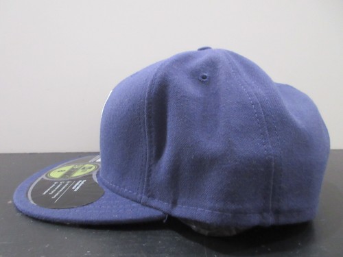 Cappello Berretto Cleveland Indians Fitted Uomo 8 Blu Rosso Chief Wahoo Baseball Nuova Era - Foto 3 di 8