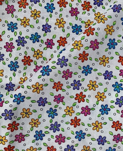 Summer Fun Jelly Bean Junction Fabric Flowers Crafts Quilting 44”x 2 Yards OOP - 第 1/5 張圖片