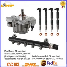 D18 D24 Engine Fuel Injection Pump + Common Rail + Injectors For Bobcat Doosan