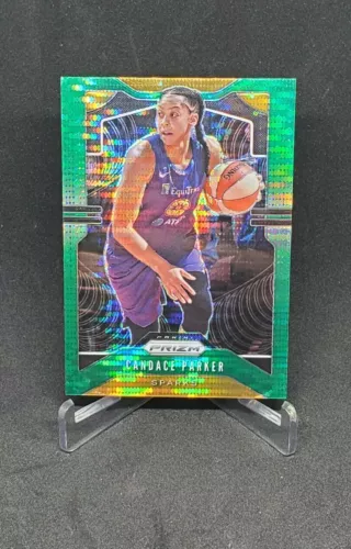 2020 Panini WNBA Prizm # 52 CANDACE PARKER Green Pulsar Prizm 25/25 SP