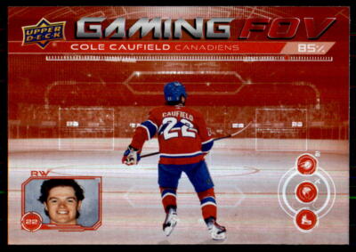 2024-25 Upper Deck #GFOV-7 Cole Caufield Gaming FOV