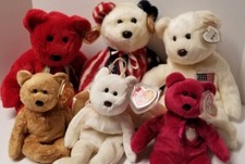 Ty Beanie Buddies and Beanie Babies Lot of 6 