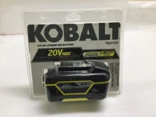KOBALT #0437531 20V MAX LITHIUM-ION 4.0Ah up to 3X RUN BATTERY 