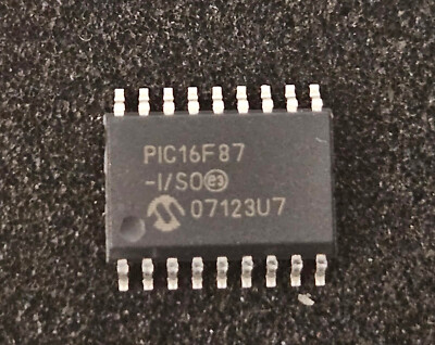 PIC16F87-1/SO, Microcontroller  8 Bit  20MHz  SOIC-28 Microchip  Qty- 3 pcs