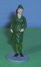 TOY SOLDIERS TIN WORLD WAR 2 AMERICAN ARMY MEDICAL NURSE 54 mm