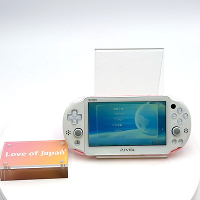 PS Vita PCH-2000 ZA19 Light Pink White PSV Slim Console Good Condition Tested