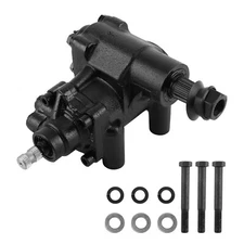 Front Steering Gear Box Black for Chevrolet Bel Air Base Biscayne 1958 Impala SS