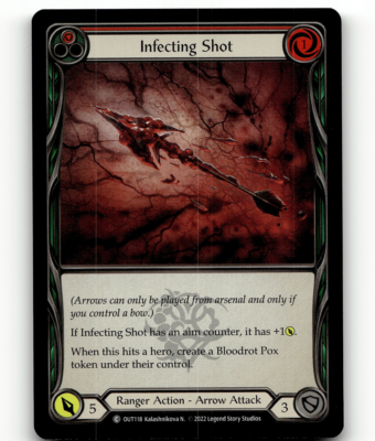Flesh And Blood Infecting Shot (Red) FOIL Outsiders Common | eBay