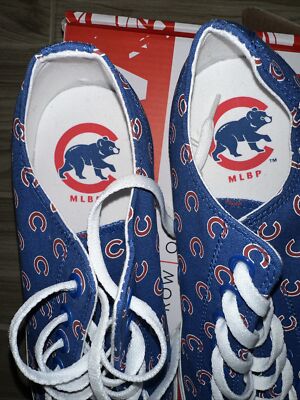 Row One Unisex Canvas Chicago Cubs Victory Fashion‎ Sneakers M\'s 9 W\'s 10.5 Blue s-l400.jpg main image 3