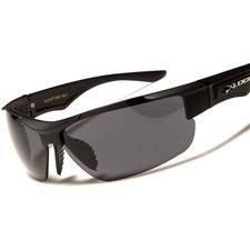 Athletic Sporty Goggles Golf Cycling Running Baseball Sunglasses Black