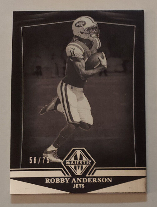 Robby Anderson Robbie Chosen (Jets) 2018 Majestic football #76 (only 75 made)