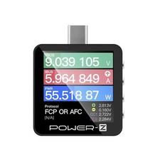 USB C Power Meter USB C Tester, USB Multimeter 0-50V 0-6A PD3.1 QC5.0 High Pr...