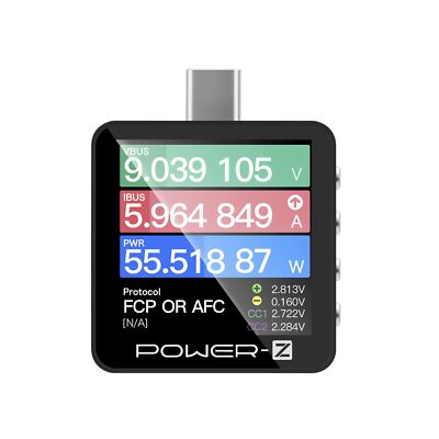 USB C Power Meter USB C Tester, USB Multimeter 0-50V 0-6A PD3.1 QC5.0 High Pr...