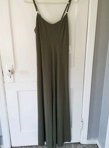 calvin klein olive green dress