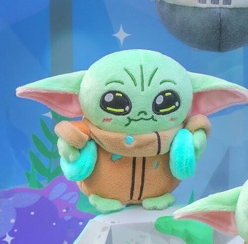 Hot Toys Cosbi Plush Keychain – Grogu (Blue Macaron) Star