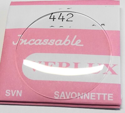 Verre en Plastique Circulaire montre 31,2 mm à facettes saphir