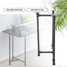 2 Pezzi Gambe da Scrivania Gambe da Tavolo in Ferro Portata Max 200kg