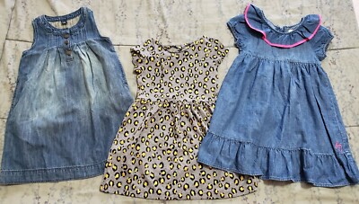 gap leopard denim dress Brown Leopard Denim Mini Dress