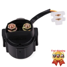 Starter Relay Solenoid for Yamaha Big Bear 350 YFM350FW 4x4 1987-1999 ATV Black