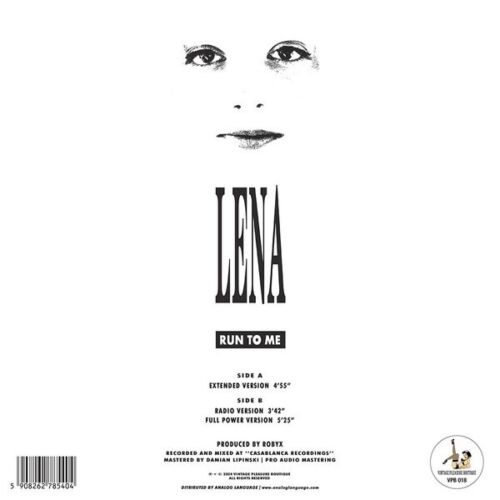 Lena - Run To Me 2024 MAXI 12'' VINYL ITALO-DISCO - Zdjęcie 2 z 2