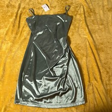 NWT Windsor Sage Green Mini Dress Spaghetti Strap Womens Size Small