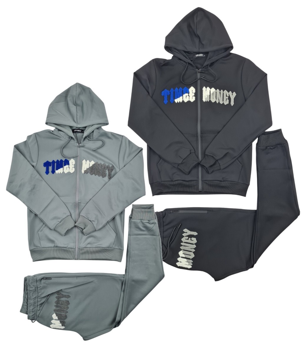 Tuta Da Uomo 2 Pezzi Con Cappuccio E Pantaloni Jogging – Felpa E Pants, Morbida E Traspirante Per Autunno-inverno