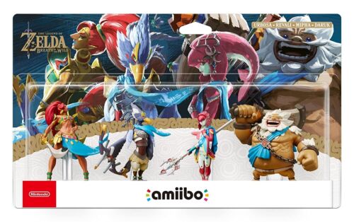 Nintendo Champions Amiibo Set - Legend Of Zelda Breath Of The Wild Brand New - Picture 1 of 6