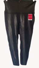 Spanx Black Faux Leather Leggings Size XL Nordstroms NWT