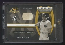 2003 TIMELESS TREASURES Derek Jeter GAME-USED BALL POST SEASON CHAMPIONSHIP  1/5