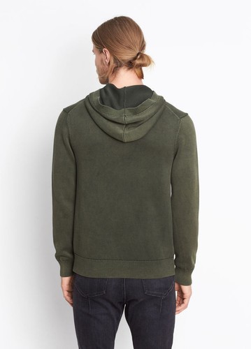M265 NWT VINCE GARMENT DYED COTTON MEN HOODIE SIZE M $345 - Picture 3 of 3