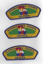 Alapaha Area Council Lot of 3 Council Shoulder Patches CSP [CSP-1402]