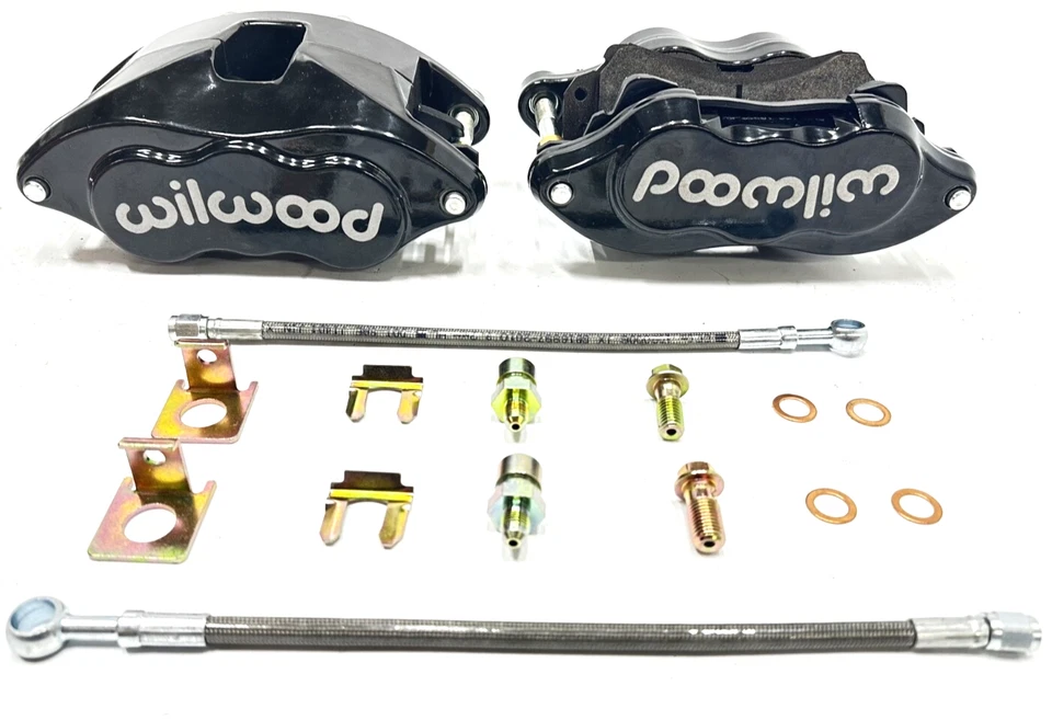 GM A-BODY GTO CHEVELLE CUTLASS 1969-72 cargado delantero doble pistón pinzas Wilwood Foto 2 de 4