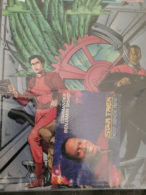 Star Trek Deep Space Nine #2 Comic Malibu 1993 SEALED Bagged Captain Sisko Card