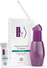 Multi-Gyn Reusable Vaginal Douche with Effervescent Tablets - for Healthy Femini