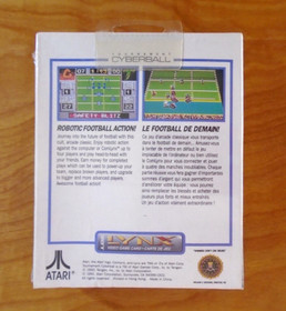 Tournament Cyberball Atari Lynx Brand New / Sealed w/ Hang Tab
