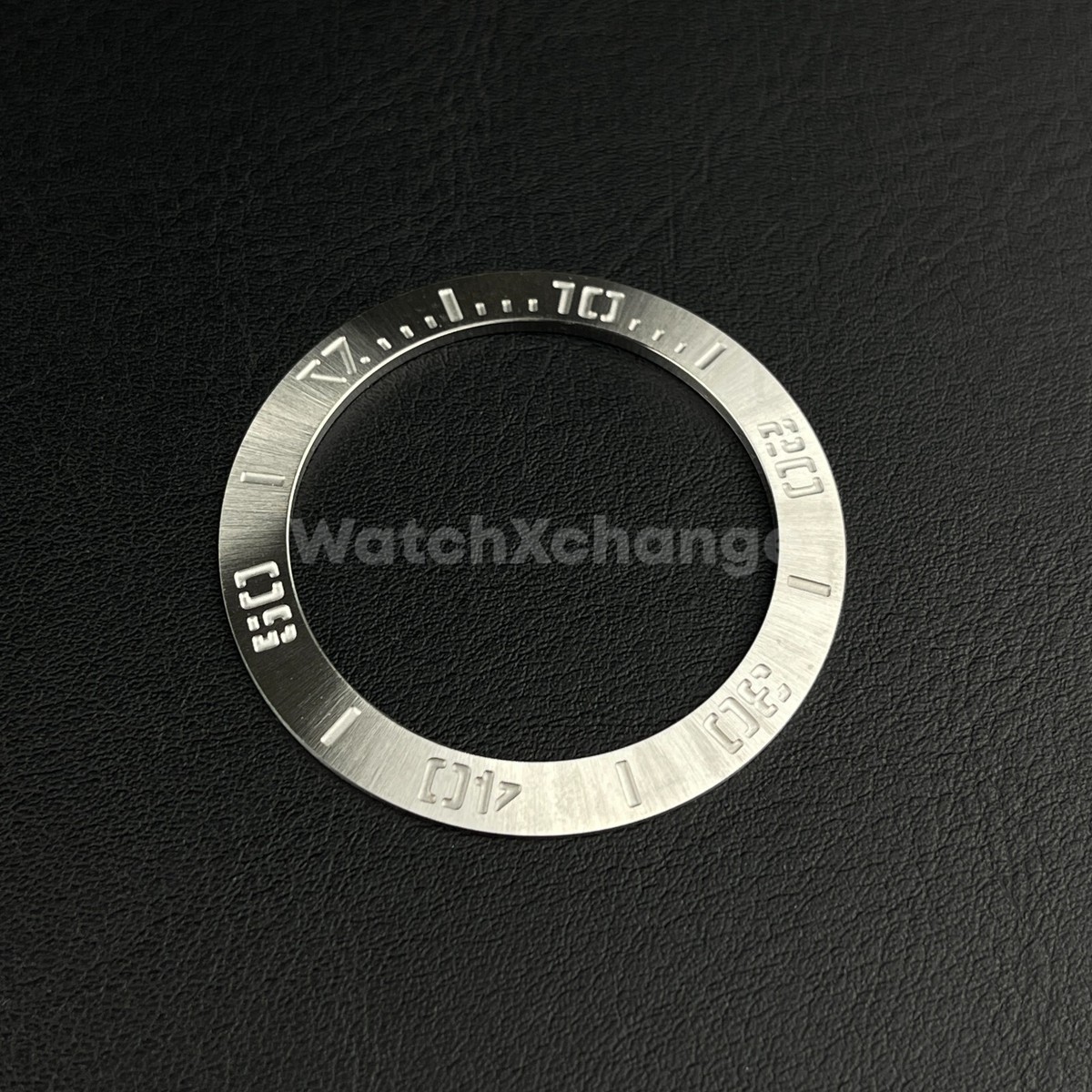 41mm Silver Stainless Bezel Insert Fits Seiko King Prospex Samurai