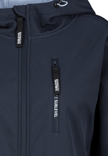 Sublevel Damen Softshell Regenmantel mit Kapuze wasserabweisend atmungsaktiv lan - Bild 27 von 28
