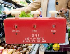 Super Add-A-Matic 1960s Supermarket Adding Ma...