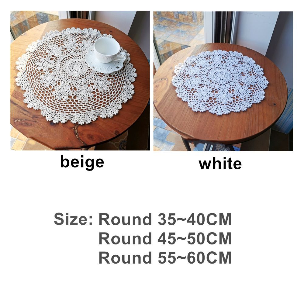 Vintage Dining Kitchen Pad Table Mats Placemat Tablecloth Coaster Lace