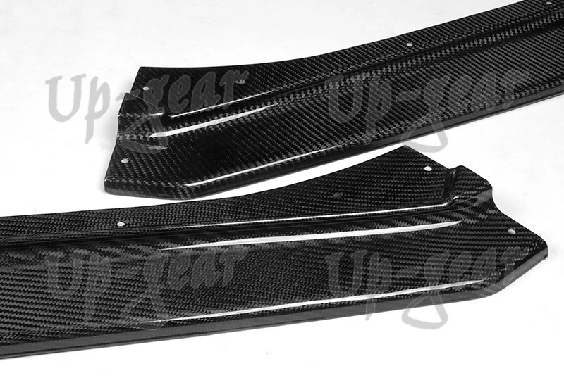 Labio de parachoques delantero de fibra de carbono real estilo CS 2017-2020 Subaru BRZ JDM Foto 2 de 4