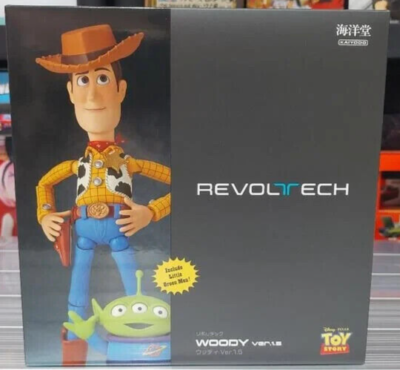 #ad Kaiyodo Legacy of Revoltech Toy Story Woody Ver 1.5 Action Figure New In Hand $123.50