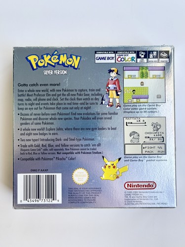 Pokémon Silver Version - Nintendo Gameboy Color GBC Boxed AUS PAL Complete - Picture 5 of 11
