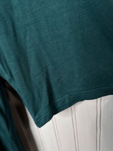 TORRID Women LONG DUSTER 4 24 26 Dark Teal Boho Quality Stretch Generous NEW - Picture 9 of 14