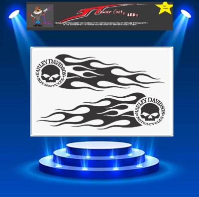 Harley Davidson Gas Tank Stencils L AND R Template Airbrush Paint #30 ...
