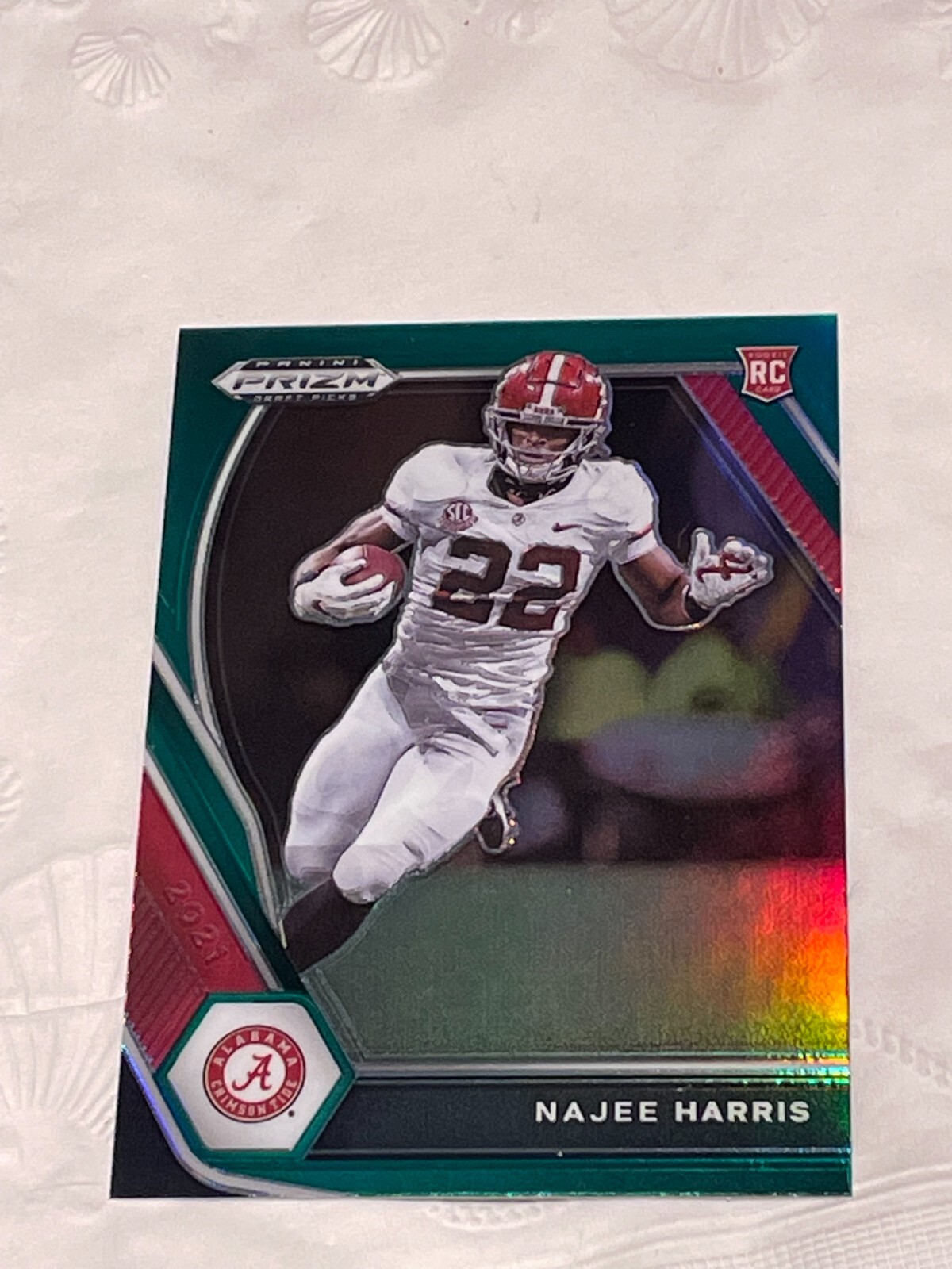 2021 Prizm Draft Picks #102 Najee Harris Rookie Green Prizm RC