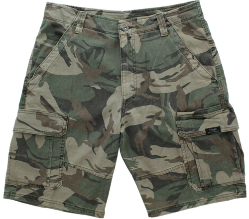 Men's Wrangler Camo Cargo Shorts w Flex 