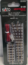Unitrack Narrow Gauge HOn30 Electric Left Hand Switch Turnout 4 KATO 52-300