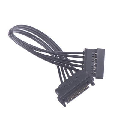 SATA to 15Pin Male To Female Power Extension Cable HDD SSD SATA Power Cable 20CM
