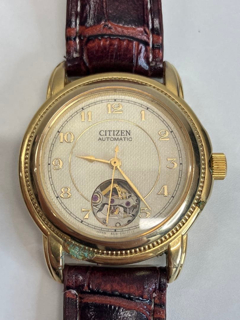 Citizen Automatic See Through Skeleton Watch 8228… - image 5